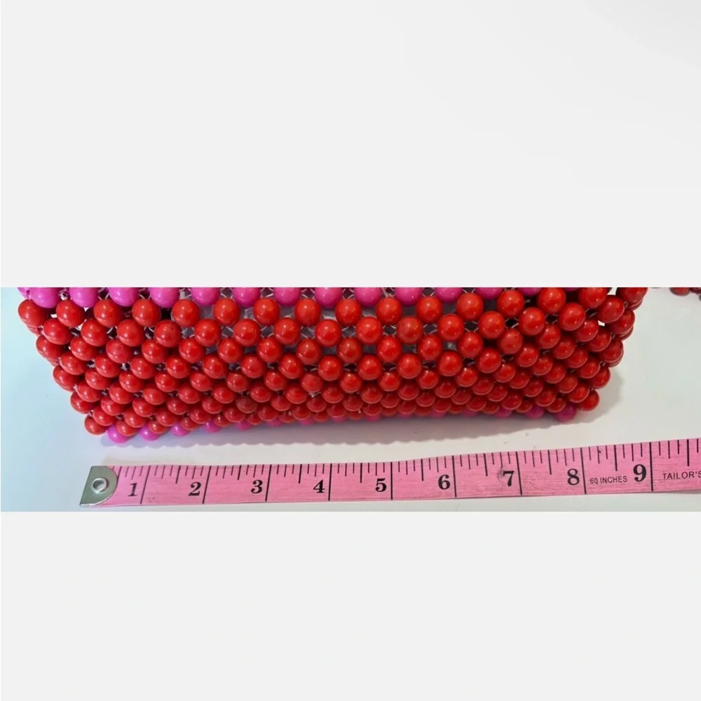 NEW Kate Spade New York x Target - Pink/Red‎ Colorblock Beaded Crossbody Bag